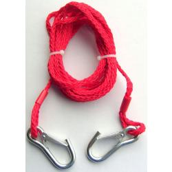 DELUXE TOW ROPE WITH METAL CLIPS