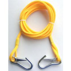 DELUXE TOW ROPE WITH METAL CLIPS