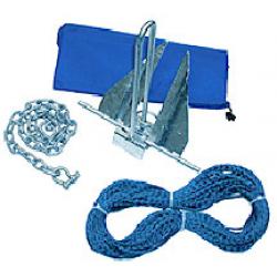 GALVANIZED 6 LB BOAT ANCHOR KIT